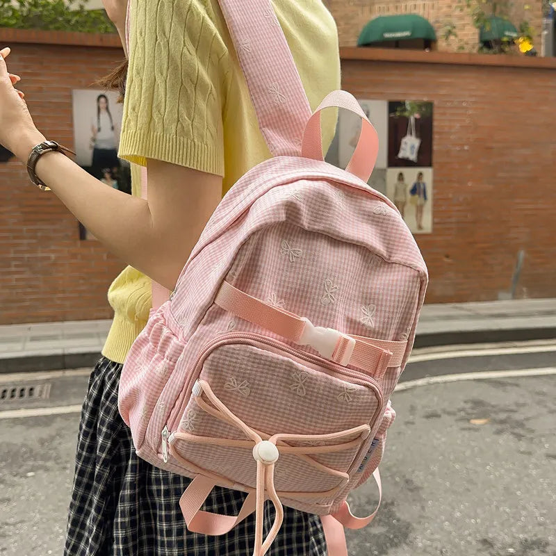Women's Large Capacity Bowknot Nylon Backpack – Work & School Women's Backpack Nixie
