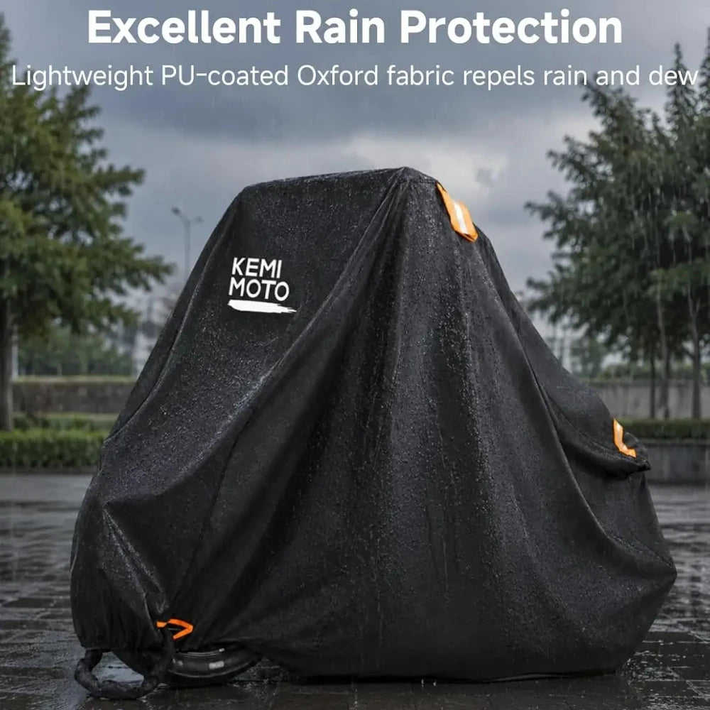 KEMITOUR Universal Motorcycle Cover – Waterproof 96.5" Motorcycle Cover Nixie