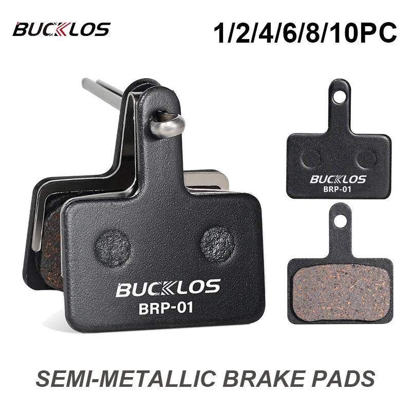 BUCKLOS MTB Hydraulic Disc Brake Pads – B01S Semi-Metal Disc Brake Pads Nixie