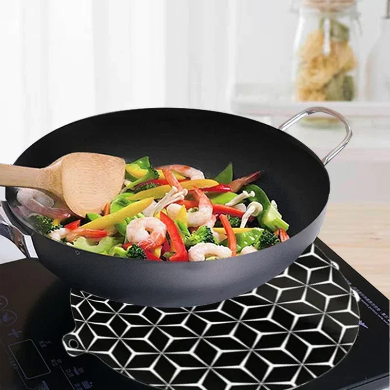 Silicone Induction Cooktop Mat – Non-Slip Heat Resistant Pad Silicone Kitchen Mat Nixie