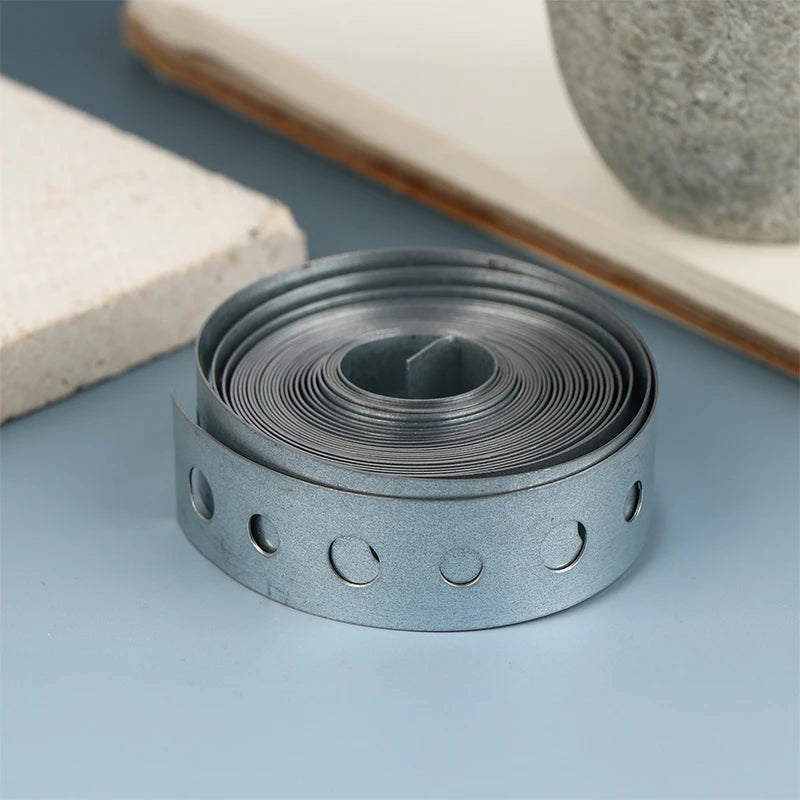 Galvanized Steel Pre-Punched Hanger Strap Tape 3M x 18mm Metal Hanger Strap Nixie