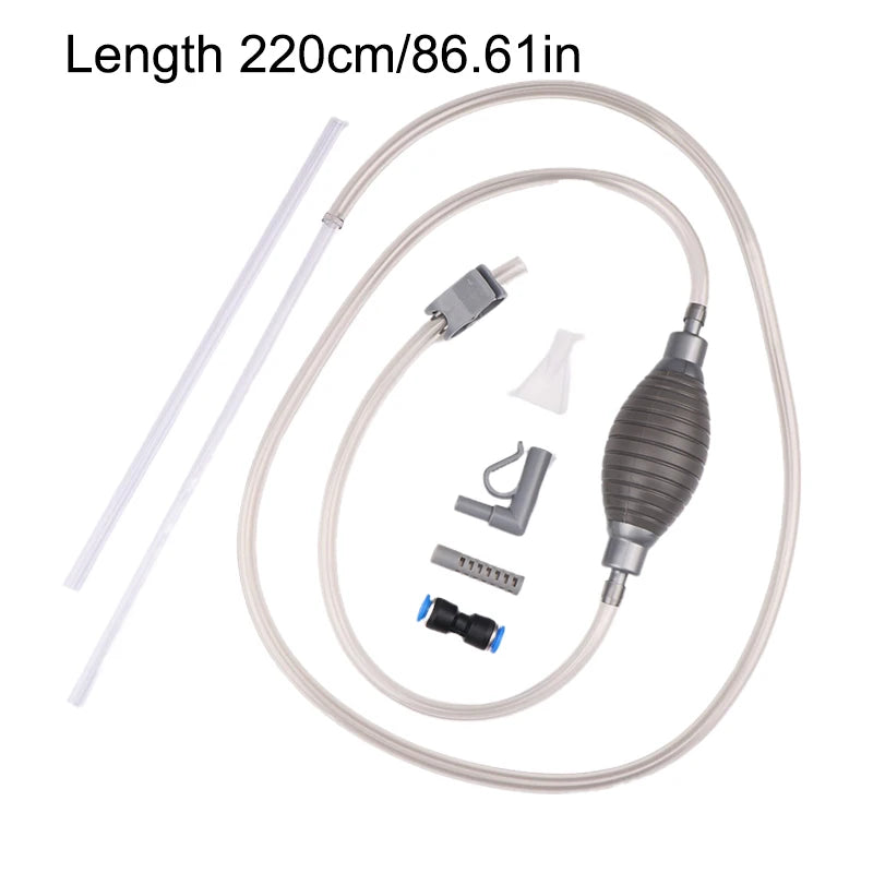 Manual Aquarium Vacuum Siphon Pump – Fish Tank Water Changer Aquarium Siphon Pump Nixie A2 220CM