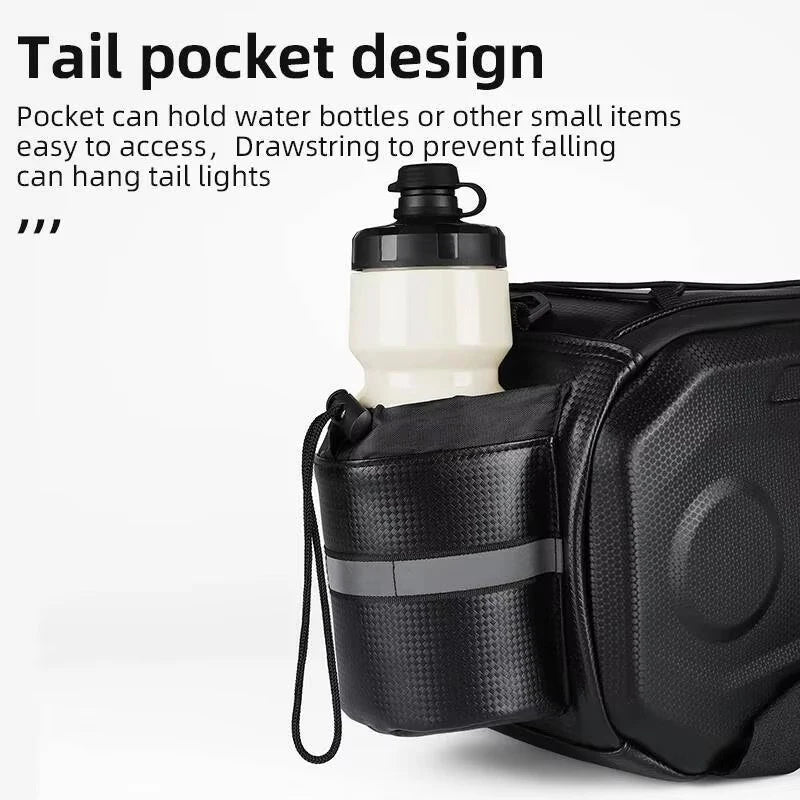 17L Hard Shell Waterproof Bike Rear Rack Bag – MTB & E-Bike Bicycle Trunk Bag Nixie