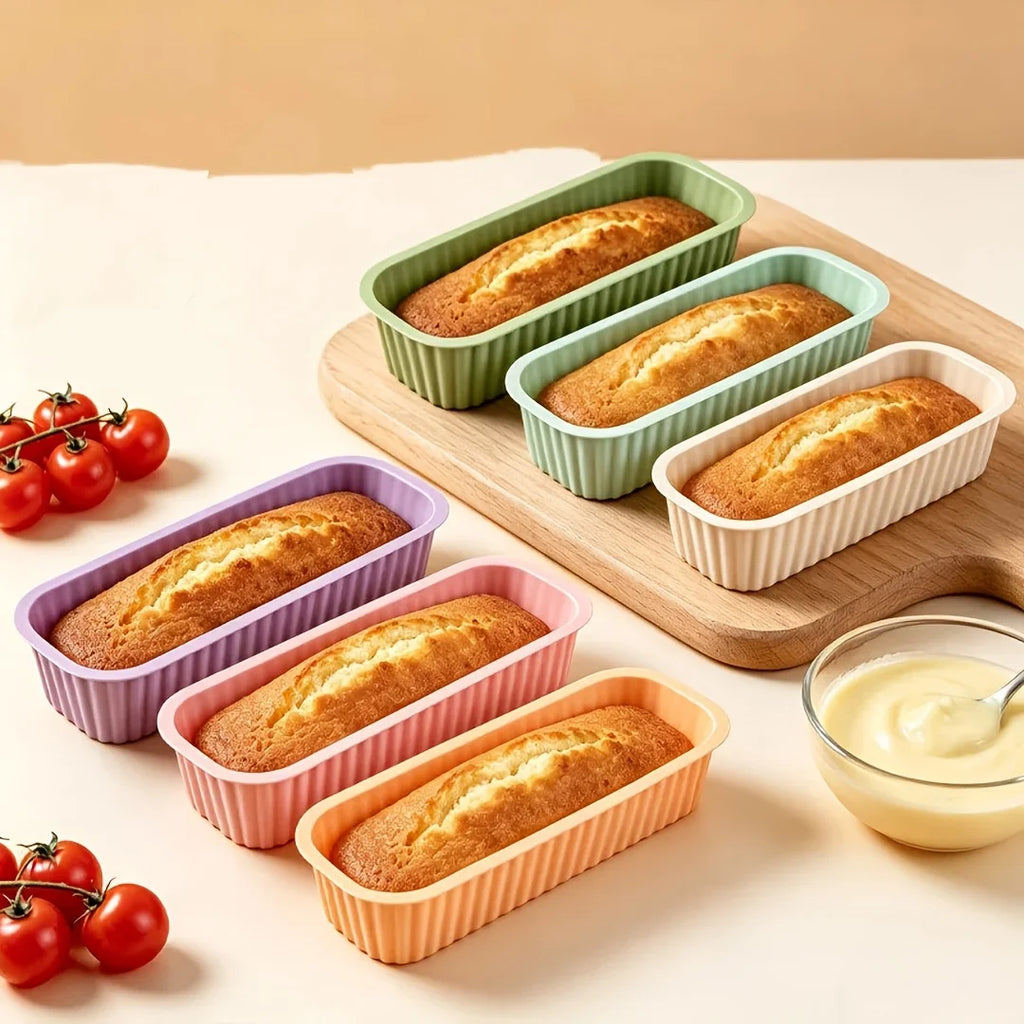 3-Pack Silicone Bread Molds – Non-Stick Oven & Air Fryer Trays Silicone Baking Molds Nixie