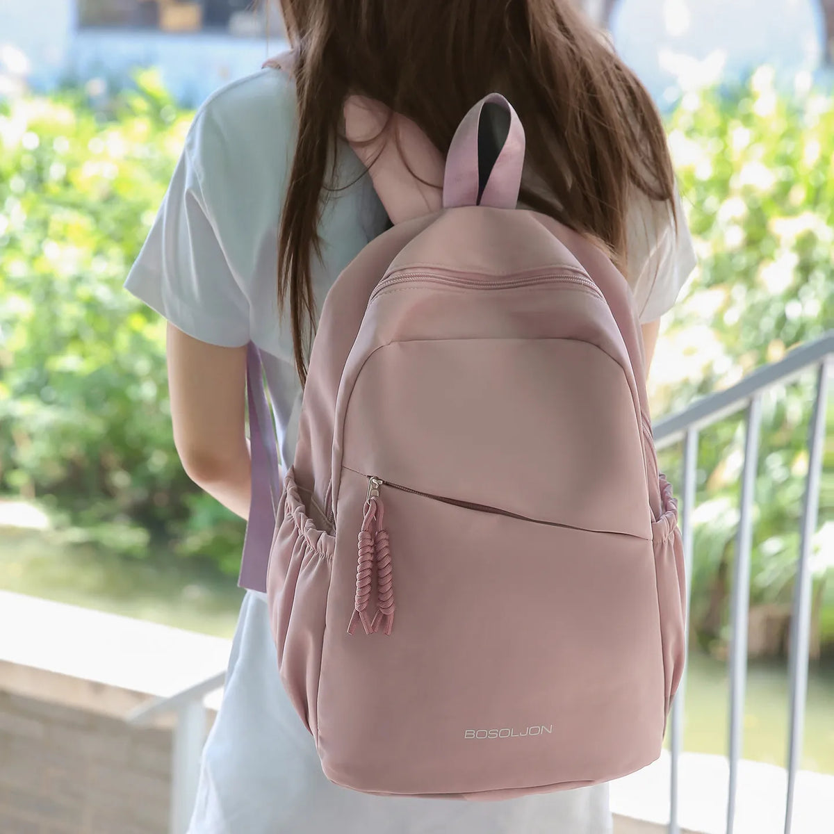 Ultra-Light Waterproof Women's Backpack – Travel & Commuter Bag Women's Travel Backpack Nixie pink