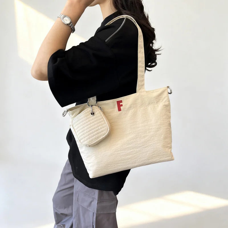 Women's Large Crossbody Tote Bag – Nylon Shoulder Sling Bag Crossbody Shoulder Bag Nixie