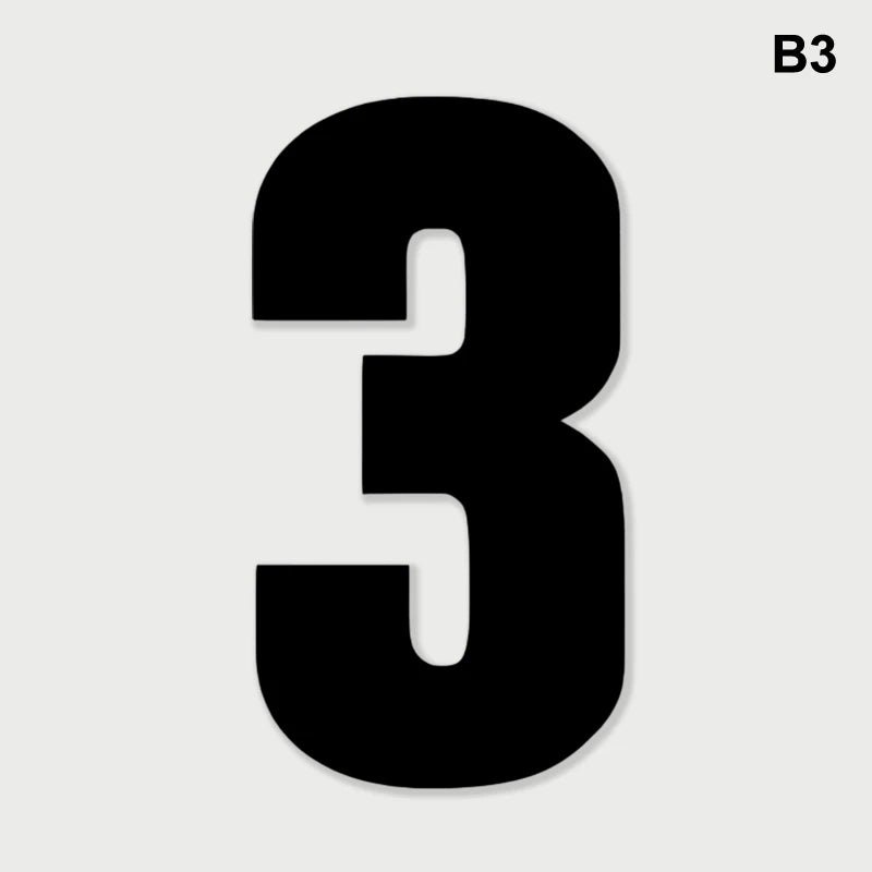 Weatherproof Wheelie Bin Number Stickers – DIY Self-Adhesive