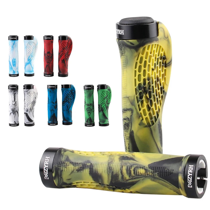 MTB Lock-On Handlebar Grips – Anti-Slip Mountain Bike Grips Bike Handlebar Grips Nixie