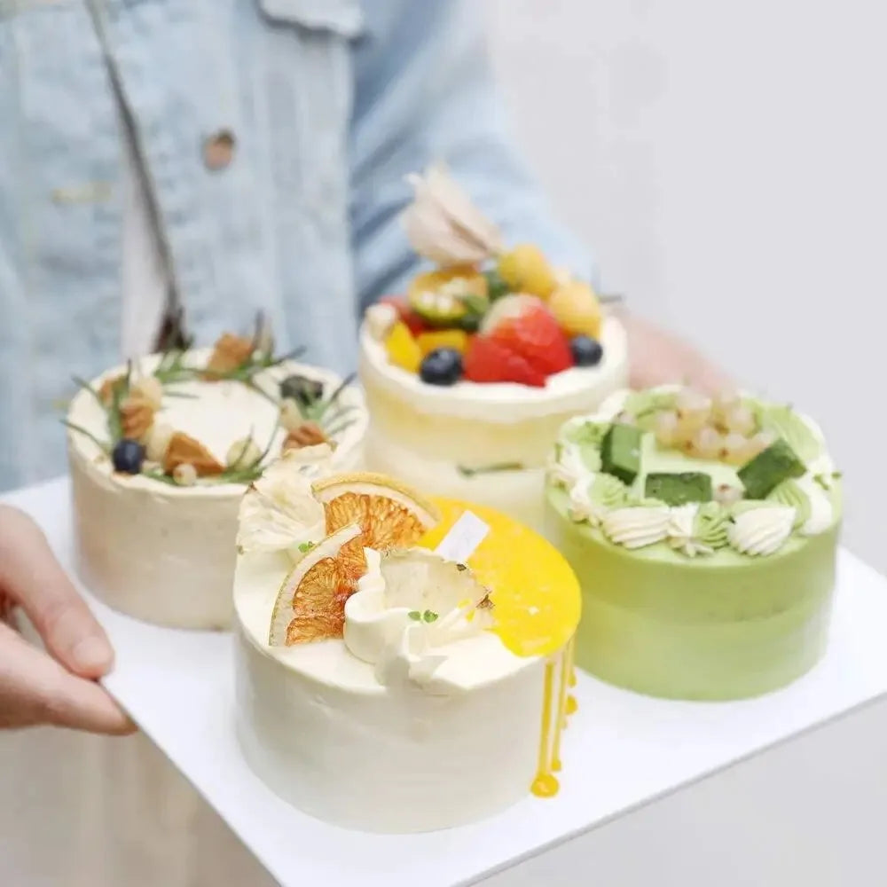 3-Piece Silicone Mini Cake Pans – Cheesecake & Angel Food Molds Silicone Cake Molds Nixie