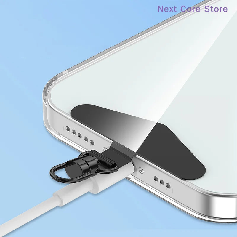 Steel Phone Lanyard Clip Gasket Patch – 360° Metal Strap Phone Lanyard Clip Nixie