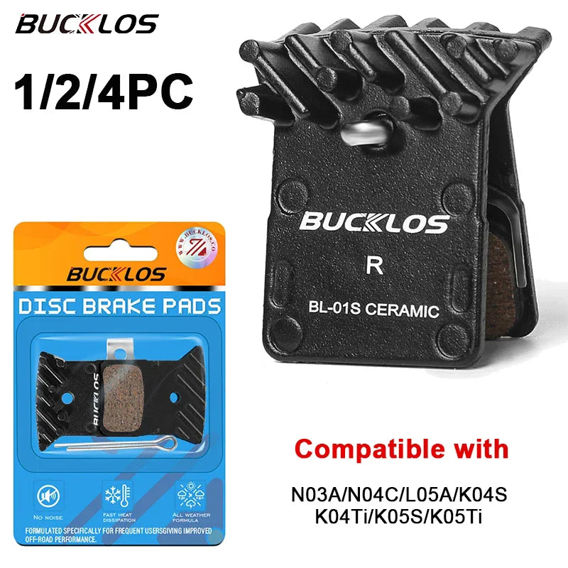 BUCKLOS Ceramic MTB Brake Pads for Shimano L05A K04S K05S Disc Brake Pads Nixie