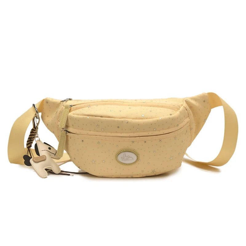Japanese Star Print Crossbody Chest Bag – Cute Waist Pack Crossbody Chest Bag Nixie