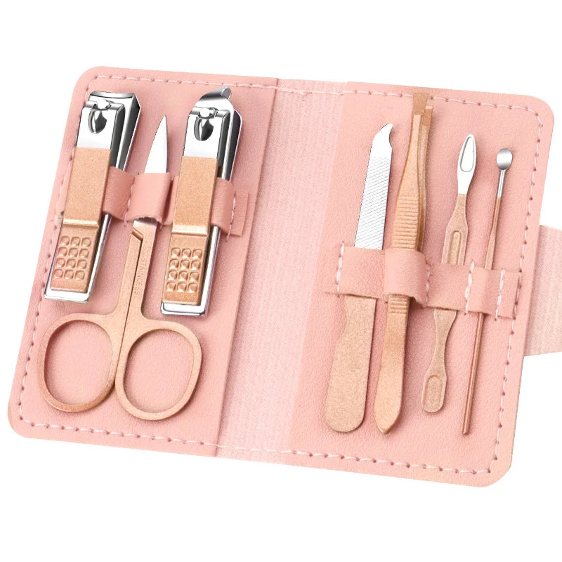 7-Piece Stainless Steel Nail Clipper & Manicure Set Nail Clipper Set Nixie
