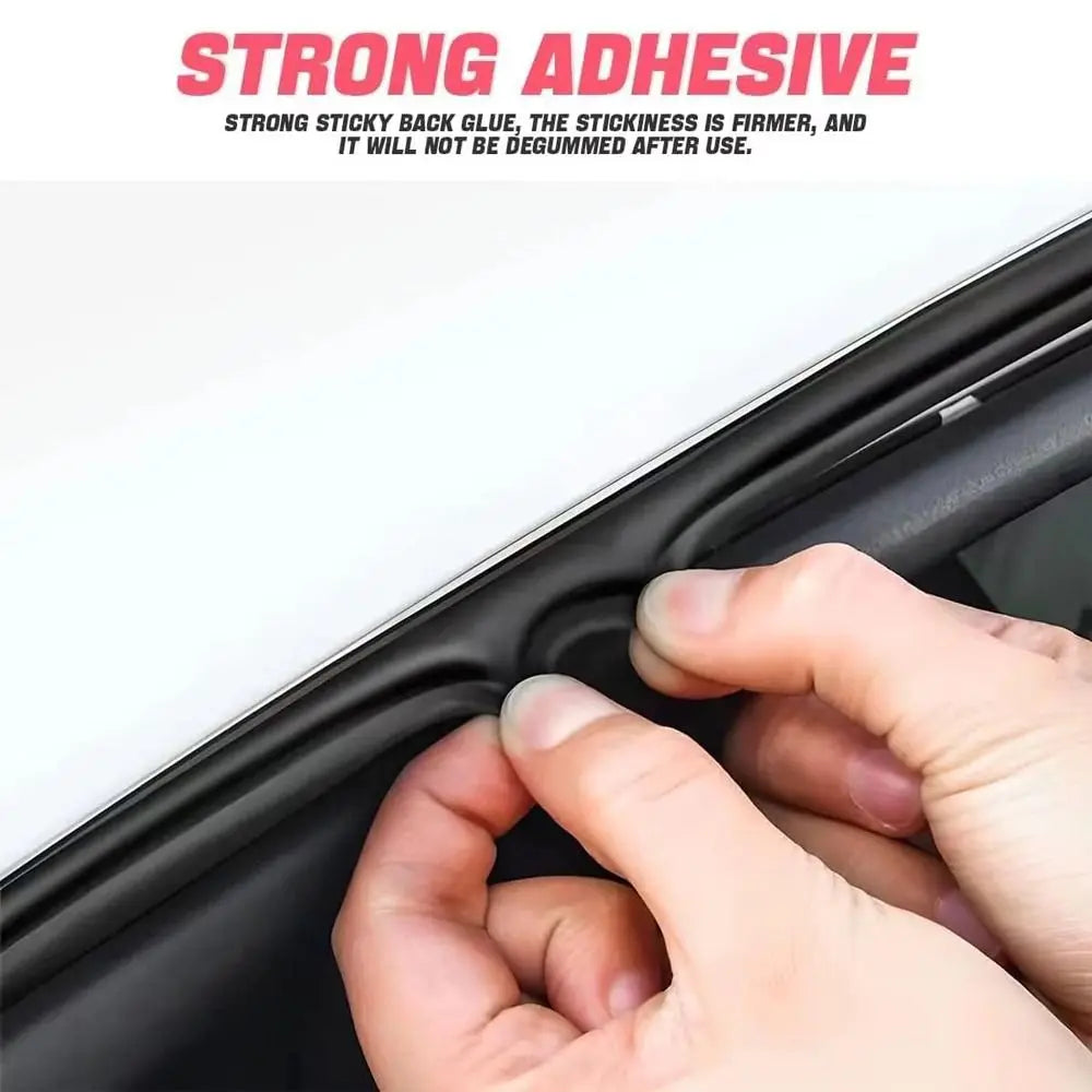 B Shape Rubber Car Door Seal Strip 5M/10M Weatherstripping Car Door Seal Strip Nixie