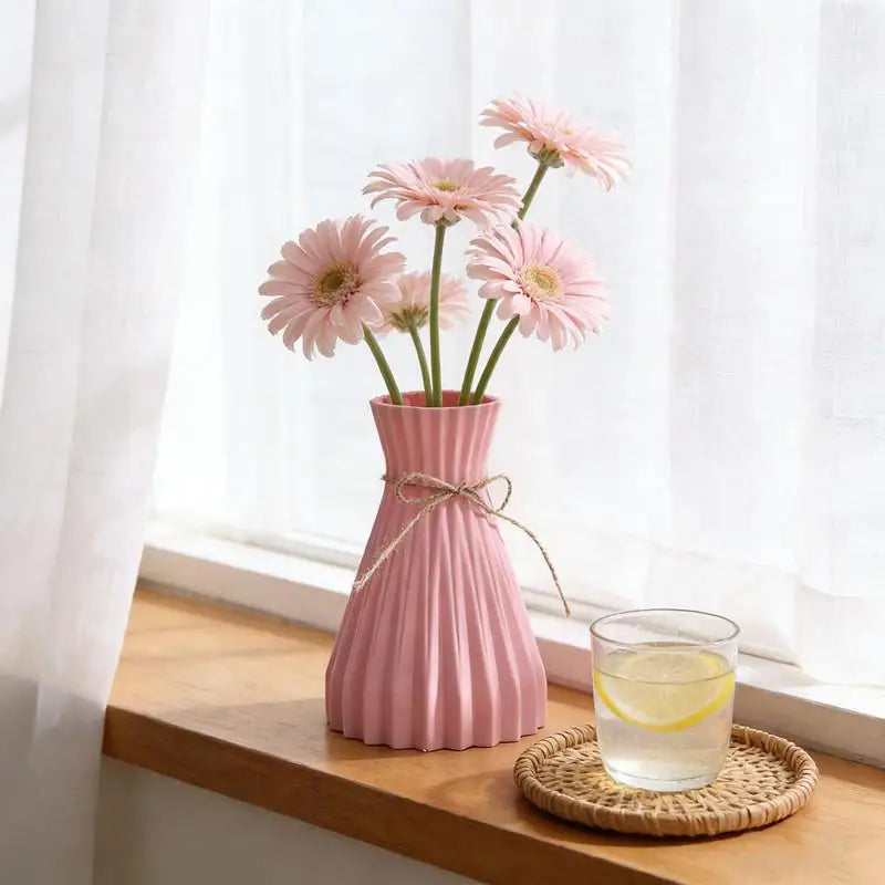Pleated Origami Foldable Flower Vase | Modern Minimalist Décor Decorative Flower Vase Nixie