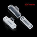 50Pcs Waterproof Transparent Cable Label Tag Boxes – Nylon Cable Label Tags Nixie 30x10mm