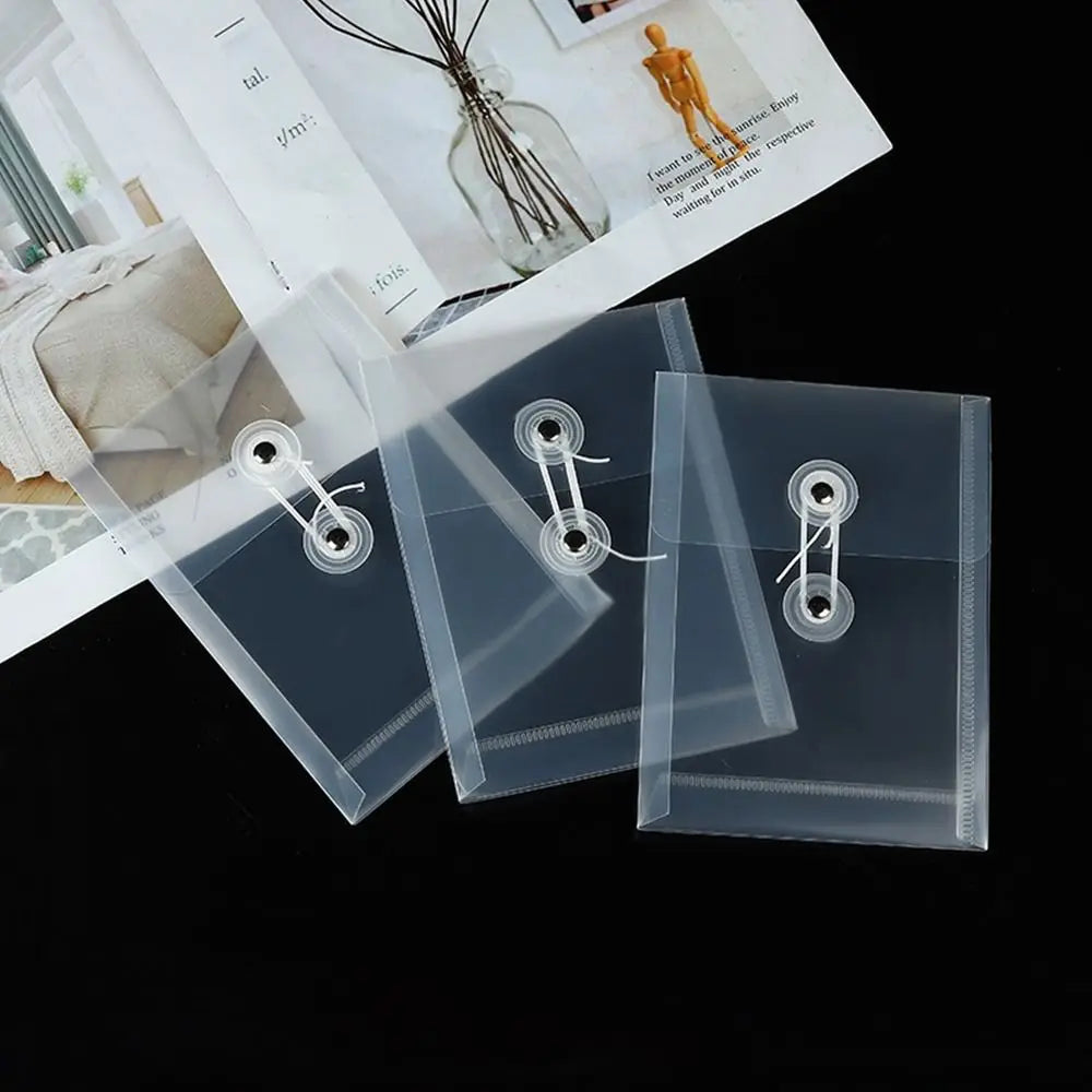 A5/A6 Transparent Plastic File Folder – Waterproof Document Bag Plastic File Folder Nixie