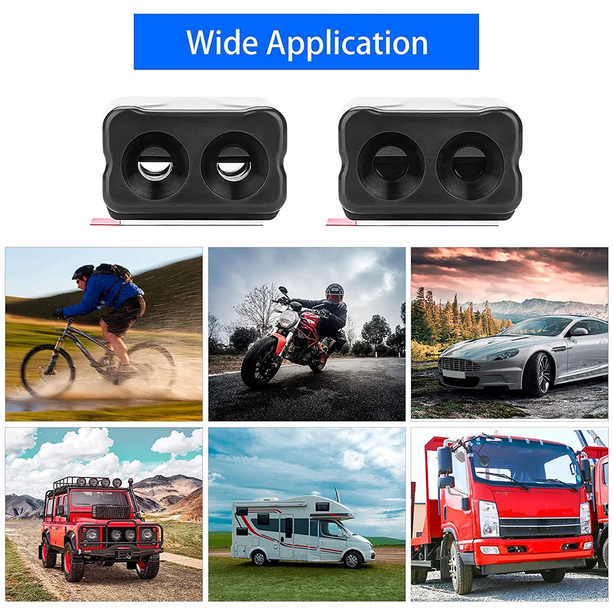 6Pcs Car Deer Whistle Ultrasonic Animal Warning Device Vehicle Animal Warning Nixie
