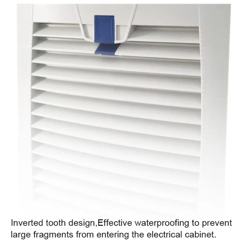 ABS Cabinet Ventilation Filter Grille with Louver Shutters