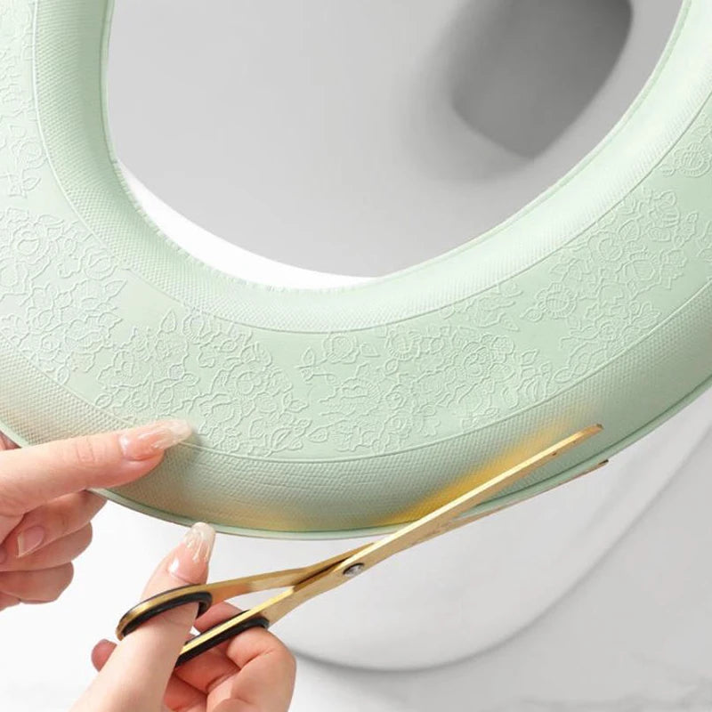 Waterproof Soft Foam Toilet Seat Cover Cushion – Washable O-Shape Toilet Seat Cushion Nixie
