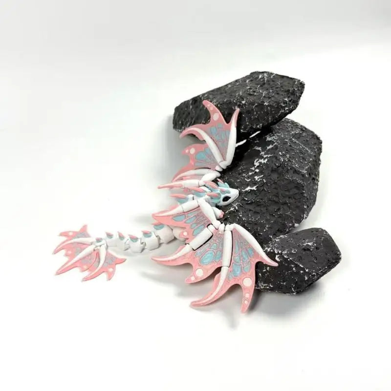 3D Printed Emperor Dragon Figurine | Desktop Ornament Gift Dragon Figurine Nixie