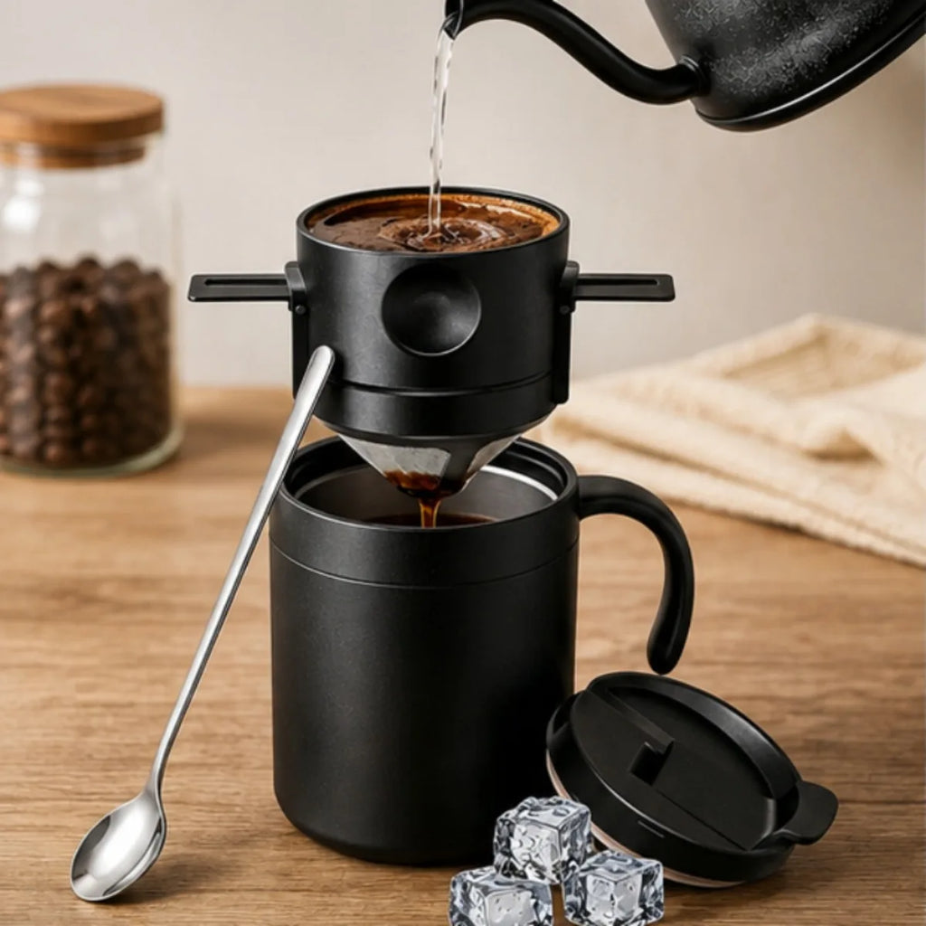 Stainless Steel Thermal Coffee Mug with Handle 350/550ml Thermal Travel Mug Nixie