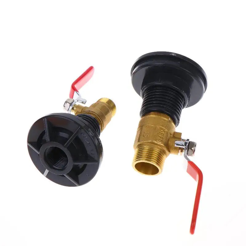 PVC Rain Barrel Spigot Kit with Copper Alloy Ball Valve Faucet Rain Barrel Spigot Kit Nixie