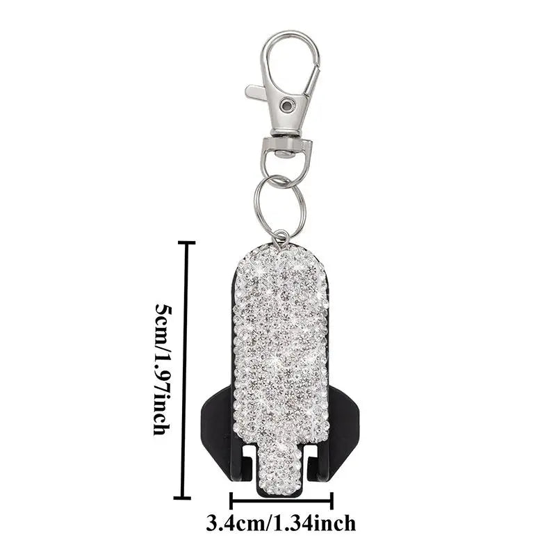 Rhinestone Bling Bottle Opener Keychain | Stylish Gift