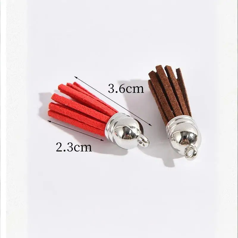 Velvet Tassel Pendants 10/20Pcs – Colorful DIY Jewelry Charms DIY Tassel Charms Nixie