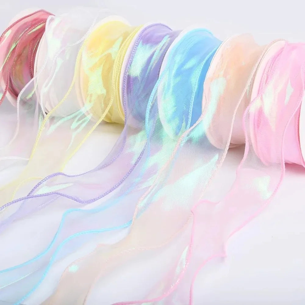 10 Yards Fishtail Yarn Bead Ribbon 40MM | DIY Craft & Gift Wrap