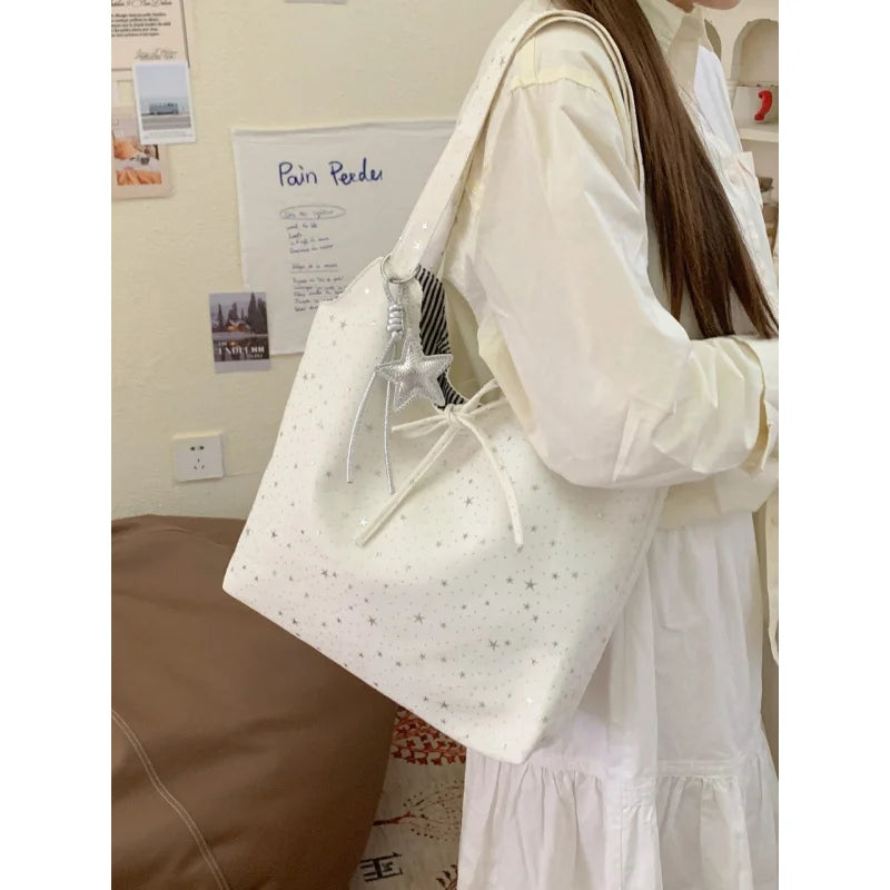 Korean Style Women's Canvas Tote Bag | Casual Commuter Bag Canvas Tote Bag Nixie