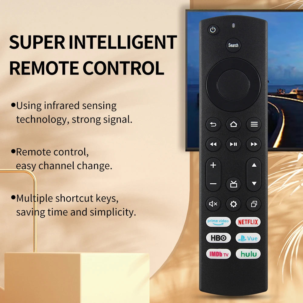 Replacement Remote for Toshiba & Insignia Smart TVs | 6 Shortcuts TV Remote Control Nixie