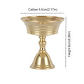 Copper Butter Lamp Holder Golden Candlestick Multi-Size