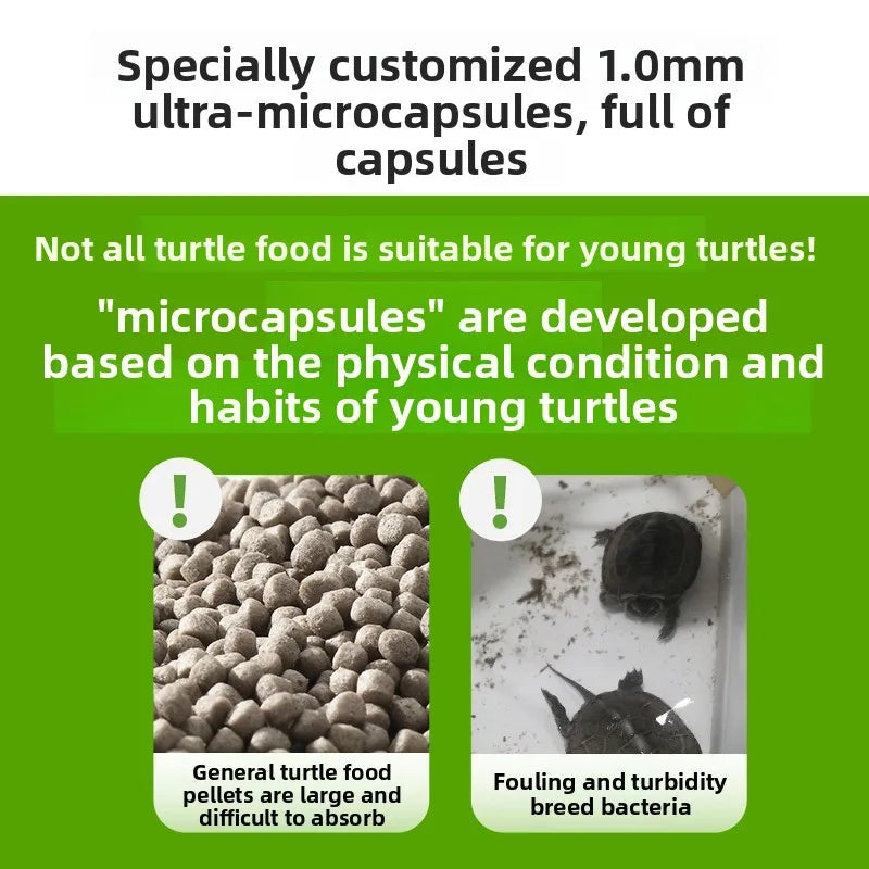 Yee Turtle Food for Young & Adult Turtles – 200g Granules Turtle Food Nixie