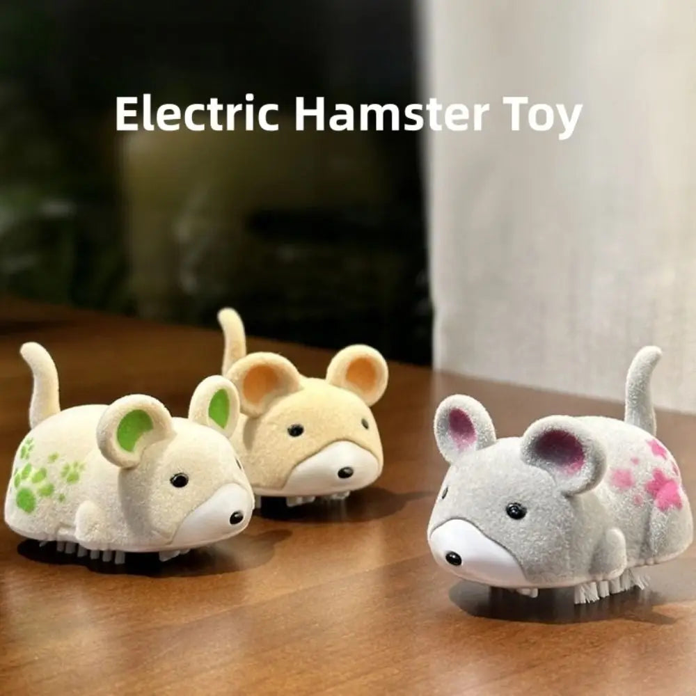 Electric Hamster Cat Teasing Toy – Interactive Indoor Pet Play Interactive Cat Toy Nixie