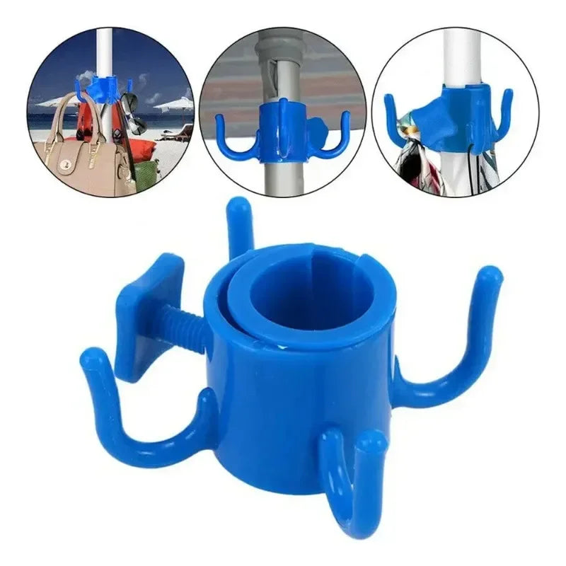 Beach Umbrella 4-Prong Hanging Hook – Towels, Bags & More Umbrella Hanging Hook Nixie