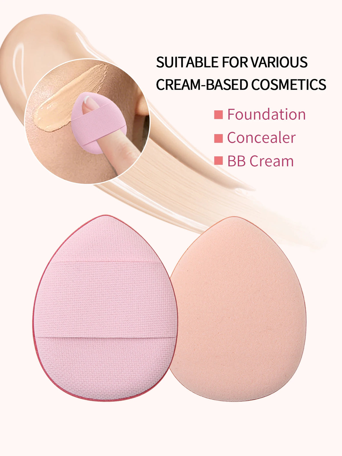 Mini Finger Puff Sponge Applicator – Foundation & BB Cream