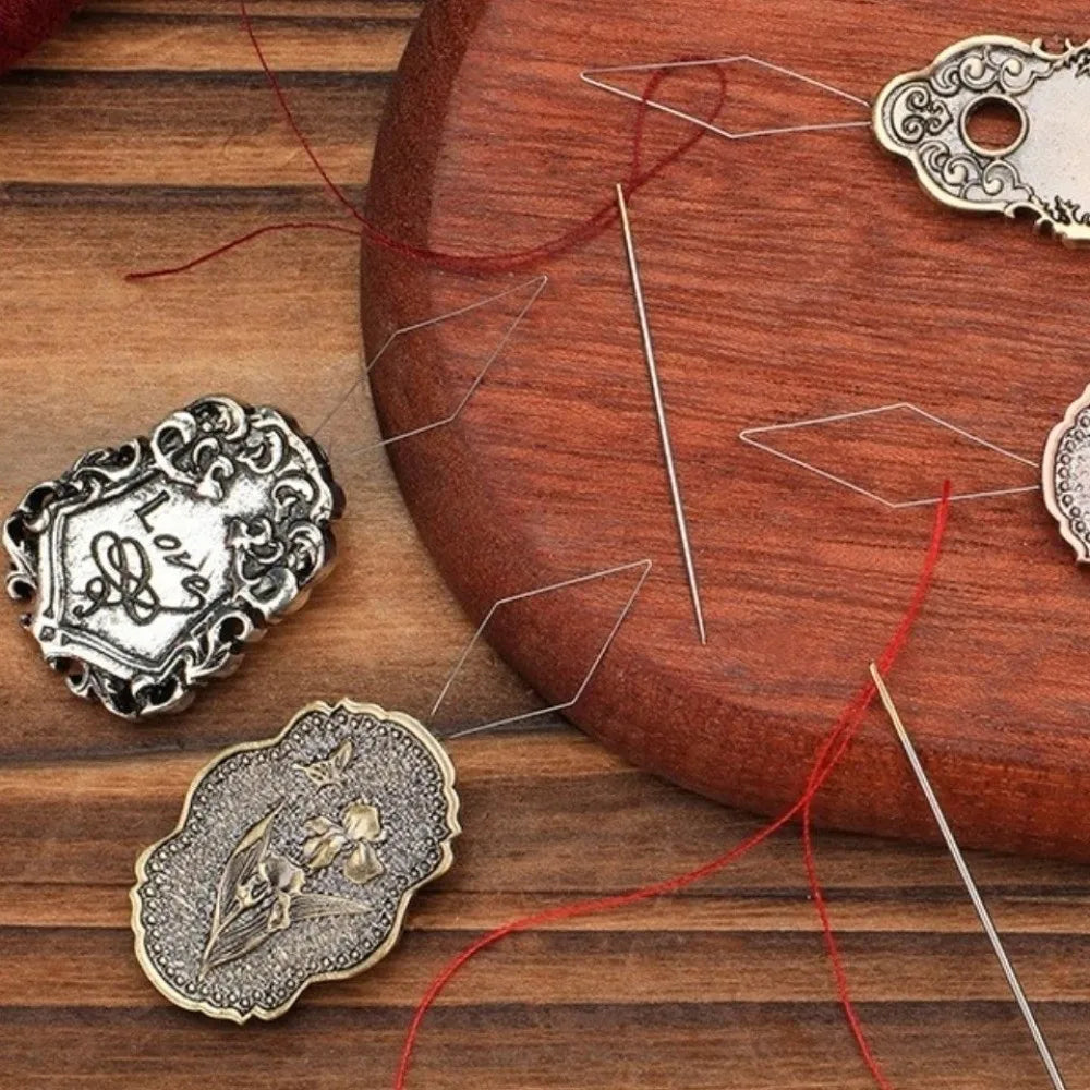 Needle Holder & Threader for Cross Stitch & Embroidery