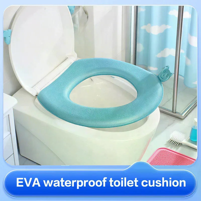 EVA Waterproof Toilet Seat Cushion Cover – Universal Fit Toilet Seat Cushion Nixie