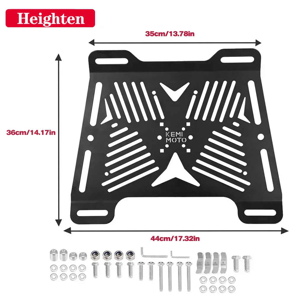 Motorcycle Rear Luggage Rack – Universal Stainless Steel Carrier Motorcycle Luggage Rack Nixie Heighten