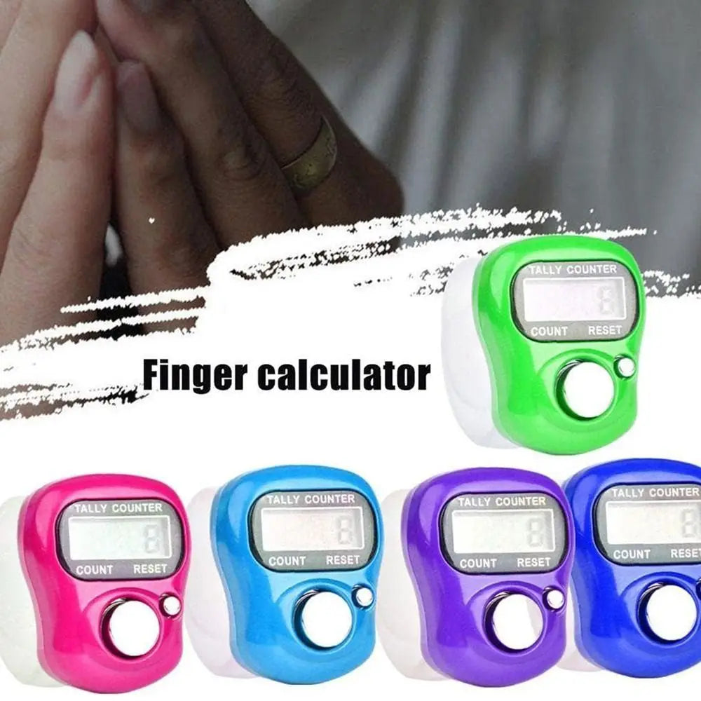 LED Digital Finger Tally Counter Wearable Ring – Easy Count Digital Tally Counter Nixie