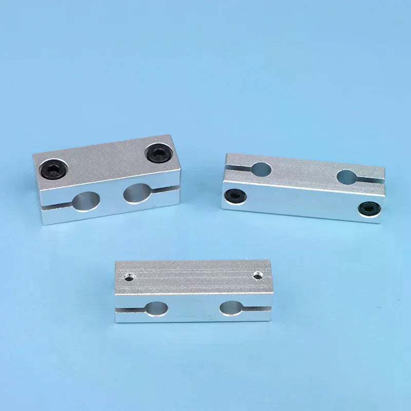 6mm 8mm Aluminum Parallel Clamp Optical Axis Rod Connector Parallel Clamp Connector Nixie