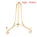 Gold Iron Easel Display Stand – Plate, Photo & Book Holder Display Easel Stand Nixie 15cm