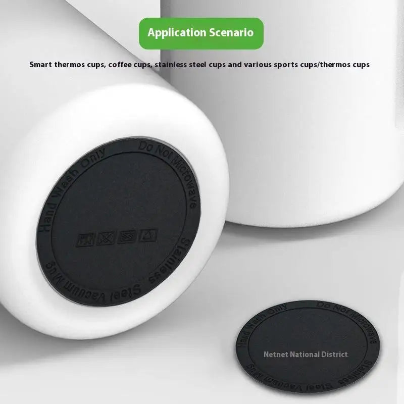 10 Pcs Round Rubber Coaster Pads – Non-Slip Self-Adhesive Rubber Coaster Pads Nixie