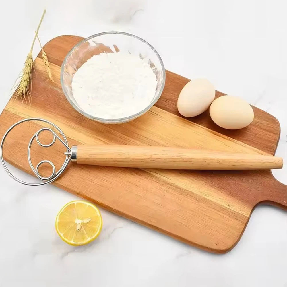 Stainless Steel Dough Whisk – Dutch Bread Kneading Mixer Dough Whisk Nixie