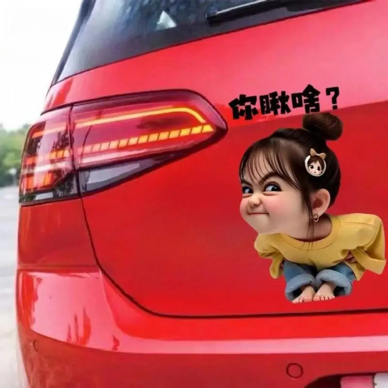 Sassy Girl PVC Vinyl Sticker – Car, Laptop & Helmet Decal Vinyl Decal Sticker Nixie