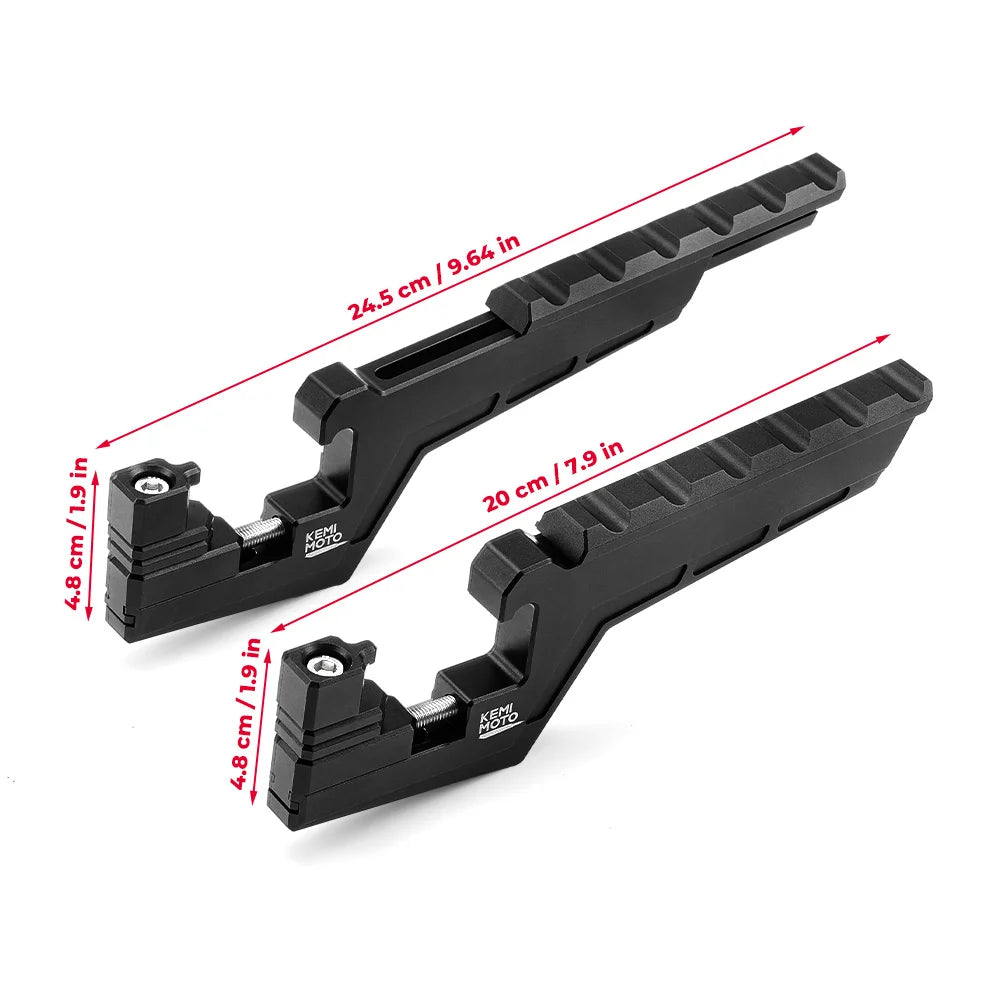 Extendable Passenger Footpegs CNC Aluminum Universal Dirt Bike Motorcycle Footpegs Nixie