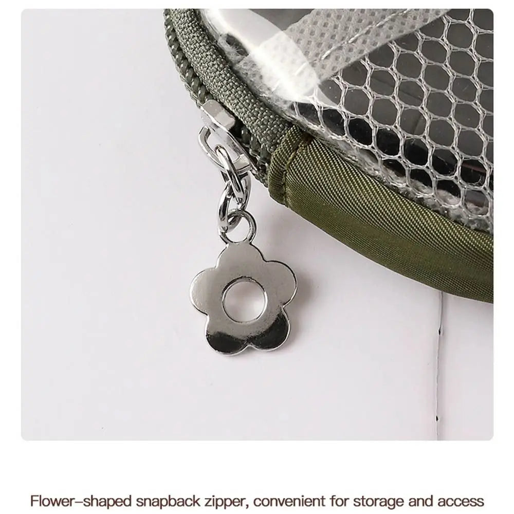 Transparent PVC Heart Cosmetic Bag – Travel Makeup Pouch