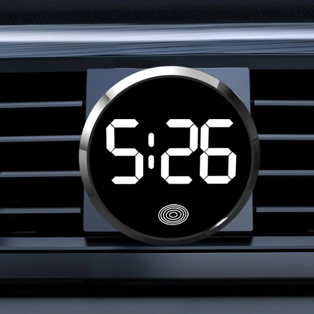 LED Car Dashboard Clock Touch-Control | Digital Display Clock