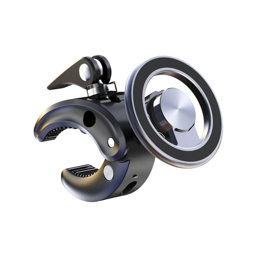 Magnetic Phone Holder 360° Clamp Mount – Bike, Gym & Stroller Phone Clamp Mount Nixie Black